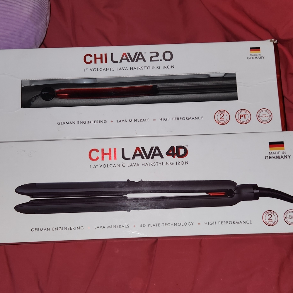 NEW!!... CHI Lava 4D & 2.0 Volcanic Lava Hairstyling Iron